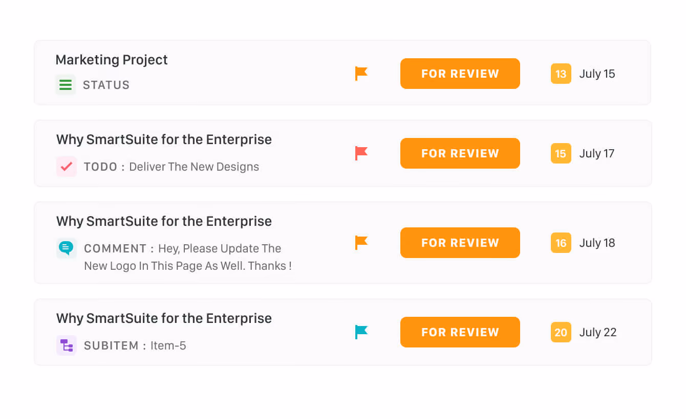 Make your tasks and deadlines crystal clear