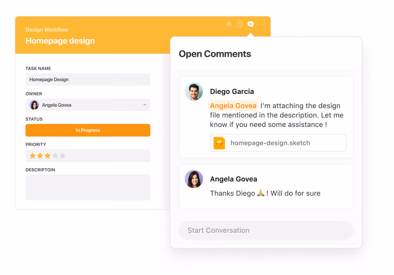 Create threaded chat discussions directly in SmartSuite records