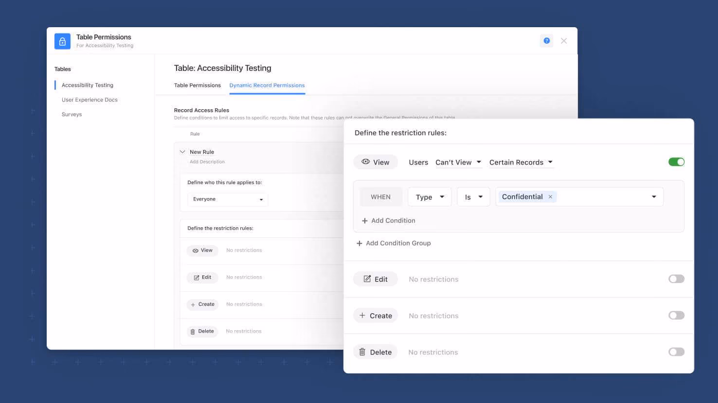 Whats New page - Dynamic Record Permissions