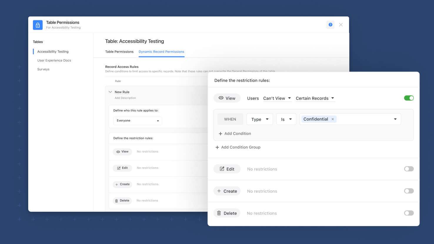 Whats New page - Dynamic Record Permissions