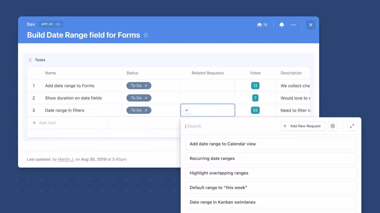 Whats New page - LR - new select modal