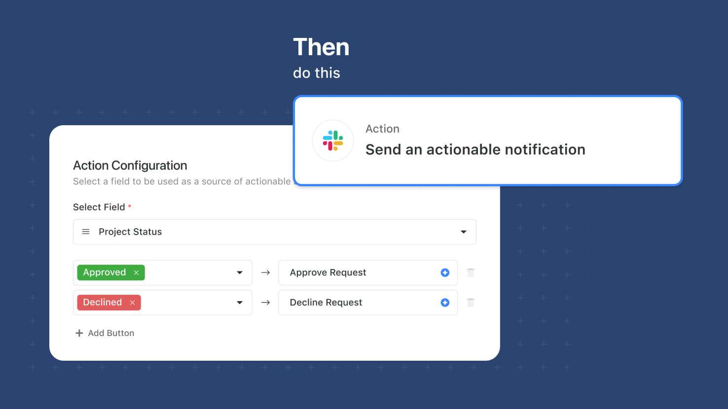 Whats New page - Slack - send actional notification
