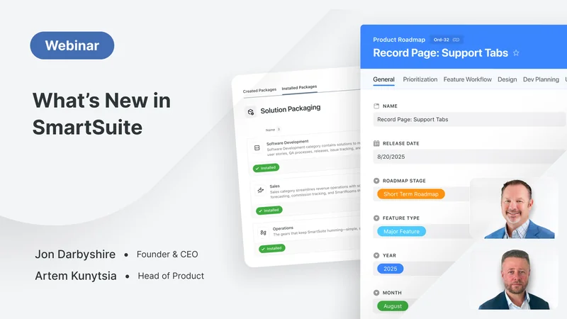 What's New in SmartSuite | Jan 2026