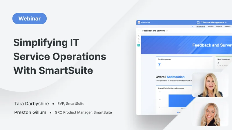 Simplifying IT Service Operations with SmartSuite