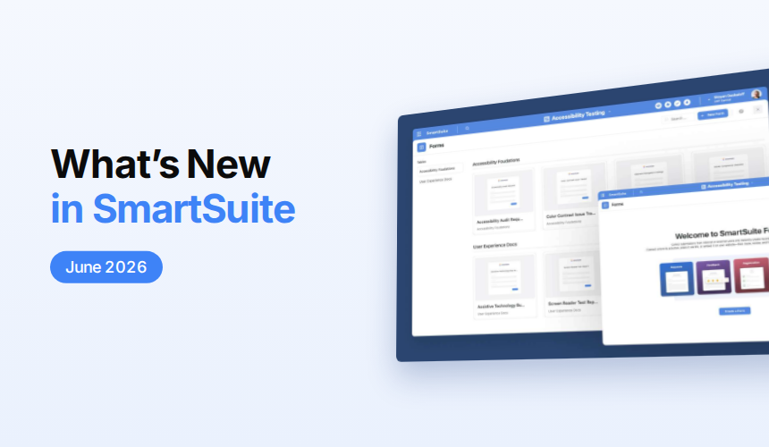 What's New in SmartSuite: June 2026