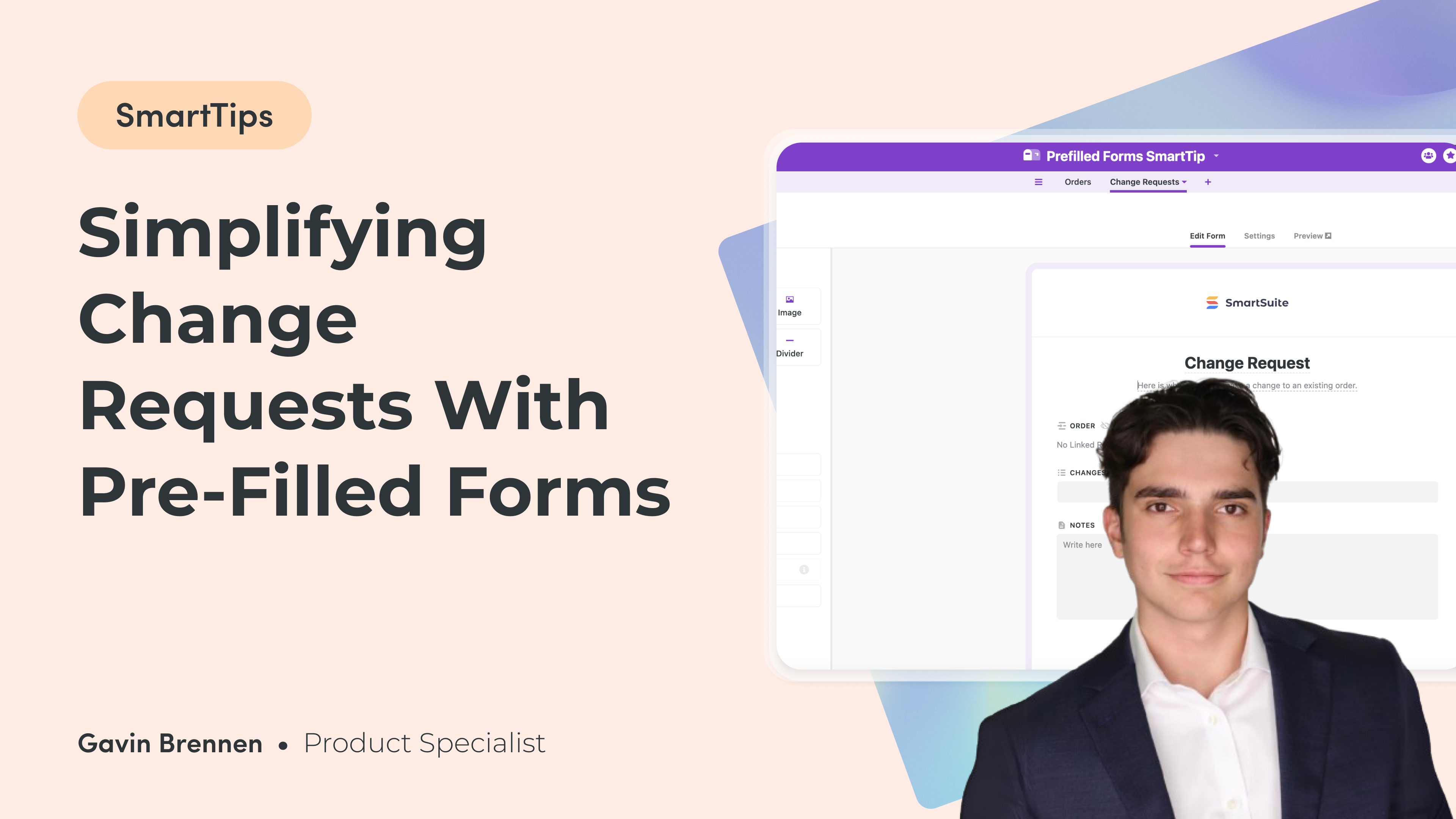 Simplifying Change Requests With Pre-Filled Forms