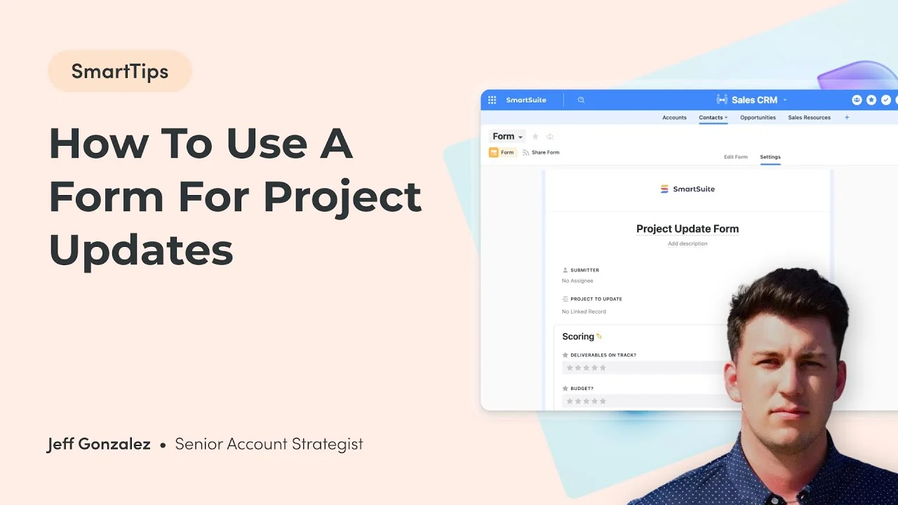 How to Use a Form for Project Updates