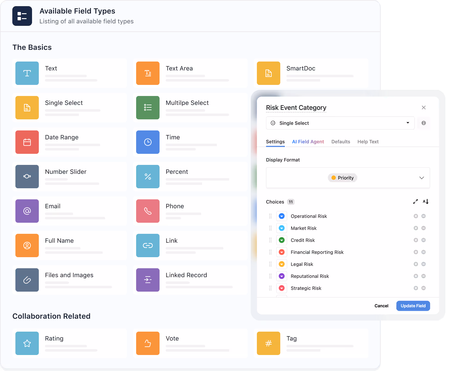 SmartSuite Fields in SmartSuite