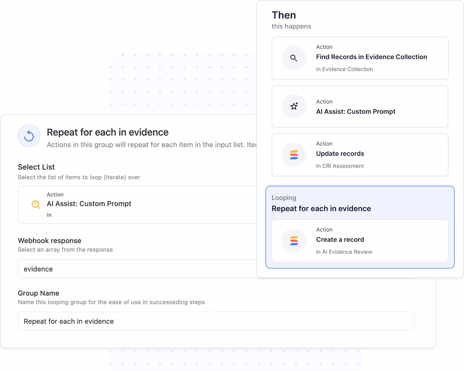 Looping Action in SmartSuite