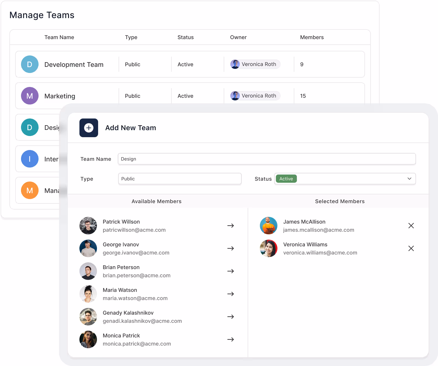 Team Management in SmartSuite