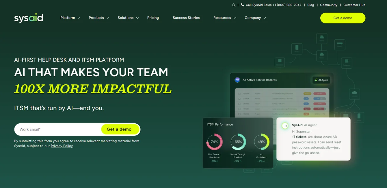 SysAid: 10 Best ManageEngine Alternatives For ITSM In 2026