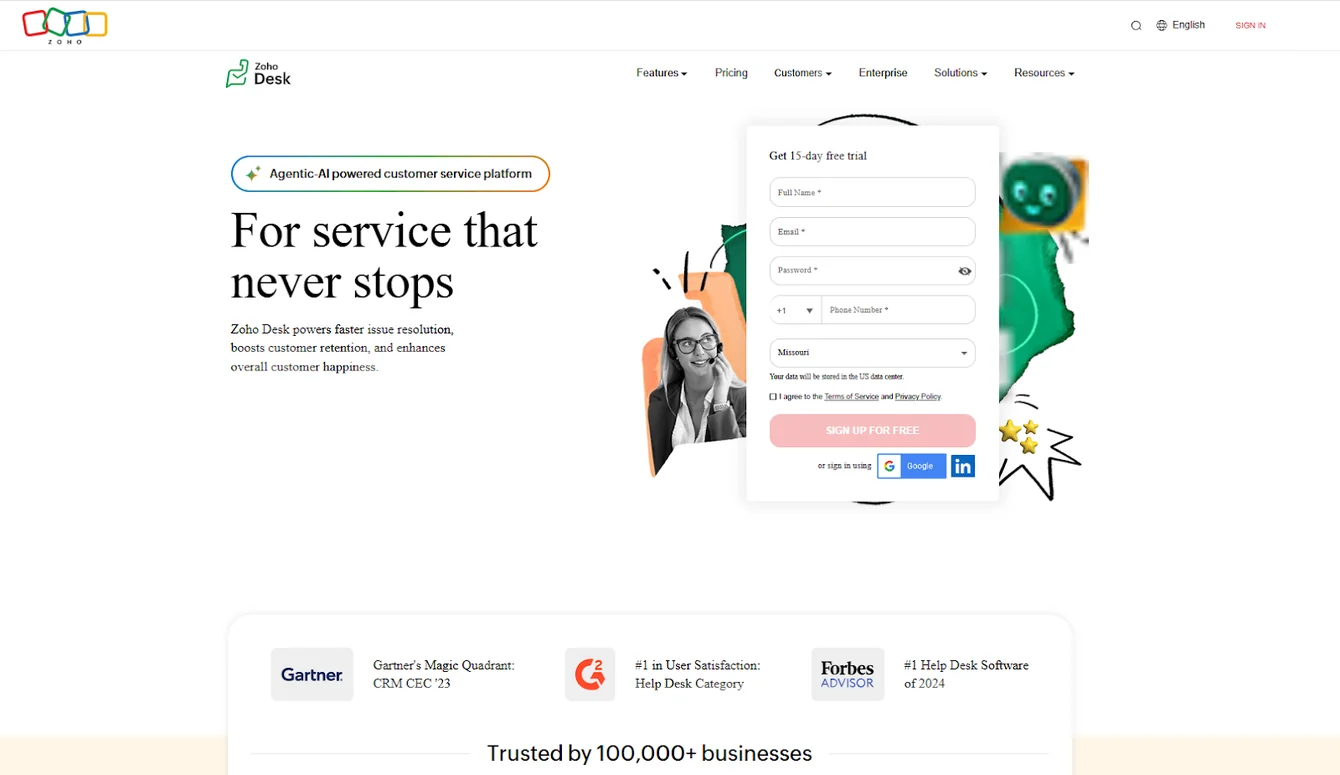 Zoho Desk