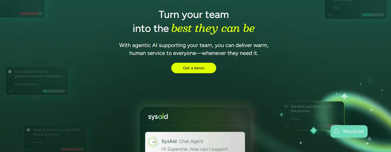 Standout Feature: Agentic Service Management