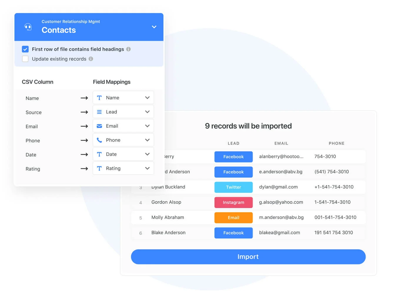 Data management on SmartSuite