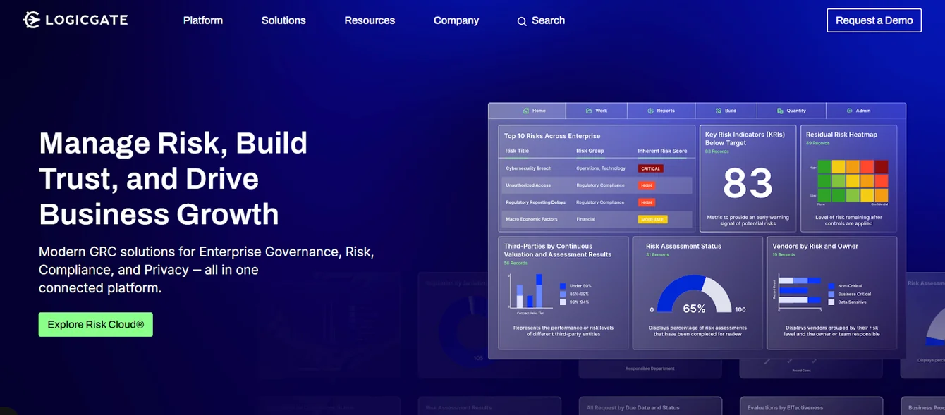 LogicGate: Top 10 Compliance AI Alternatives & Competitors In 2026