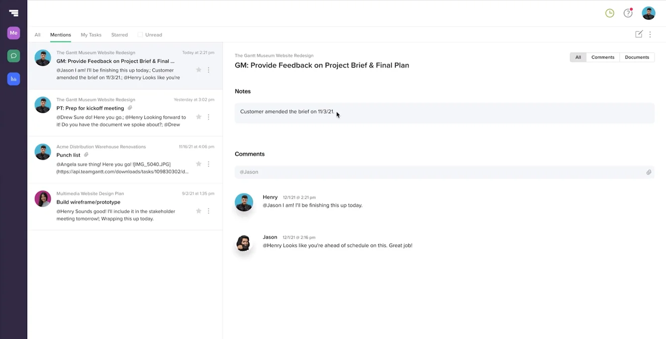 Collaboration & shared schedules