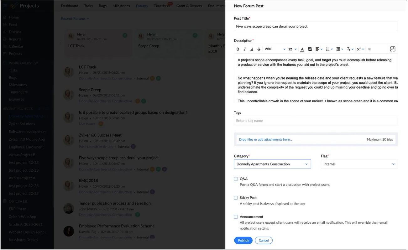 Team collaboration tools