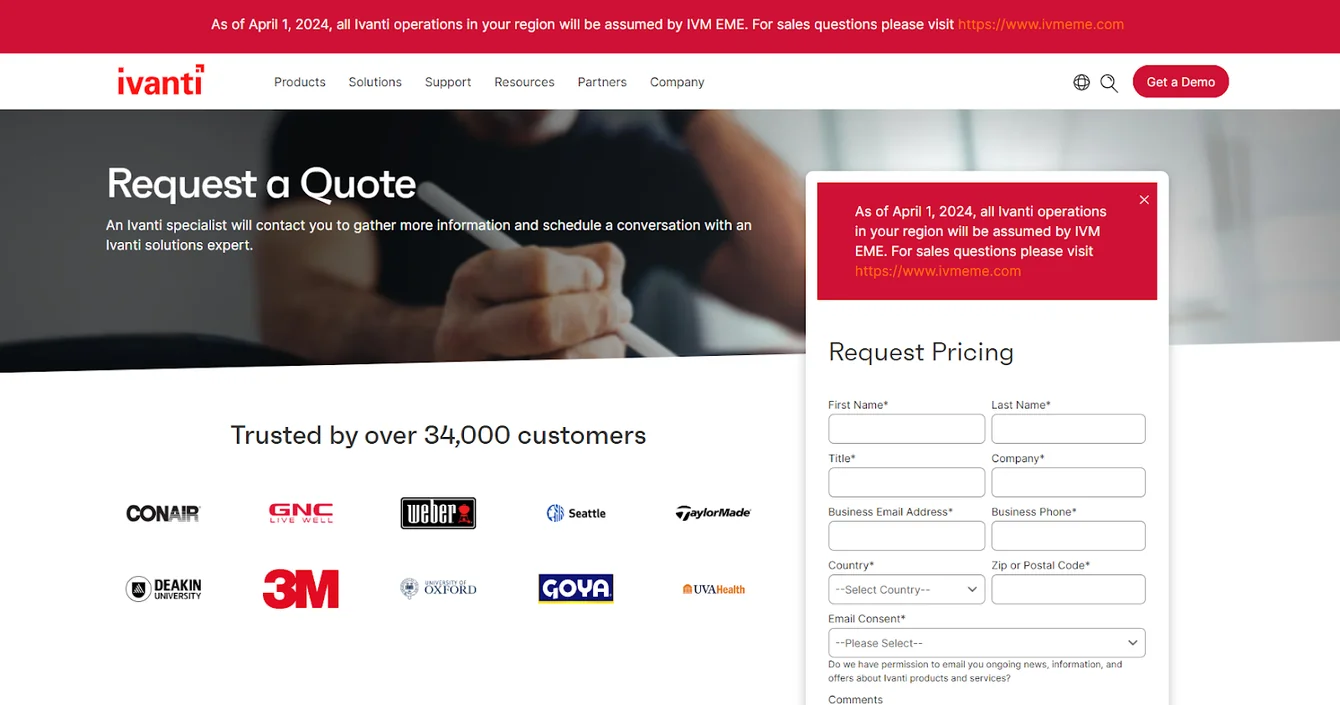 Ivanti’s Pricing