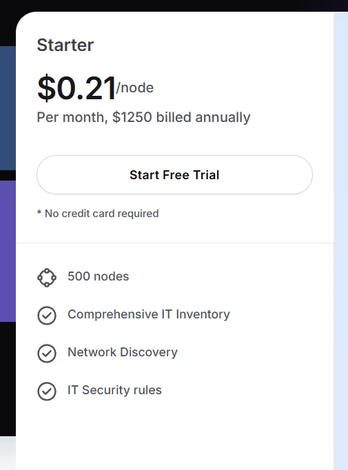 InvGate Starter ITAM plan