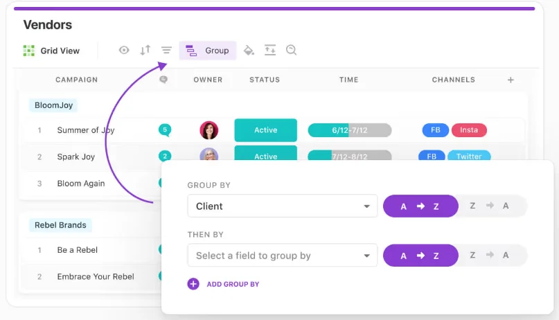 Advanced reporting and analytics