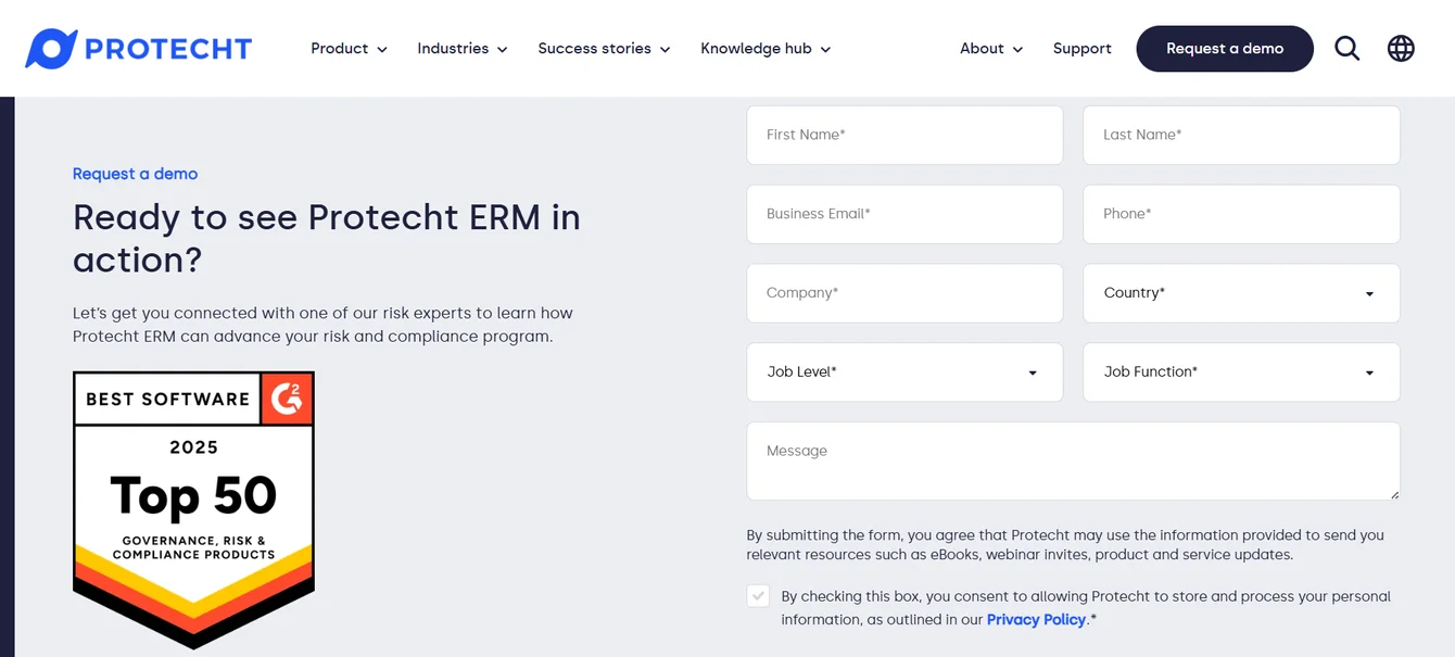 Does Protecht offer a free plan or trial?