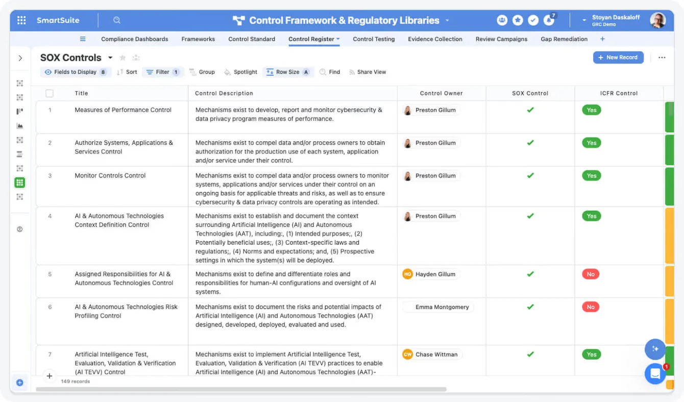 Connected work management platforms