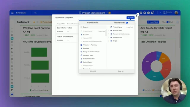 Screenshot: Practical Examples in SmartSuite