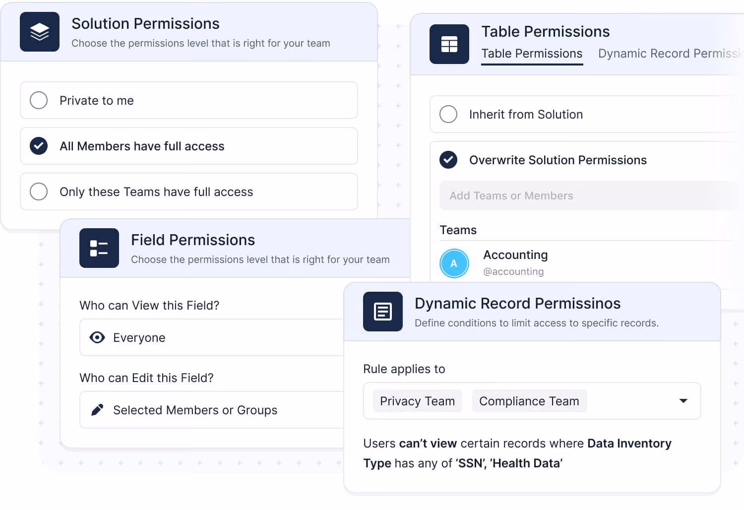 Security and Governance Framework in SmartSuite