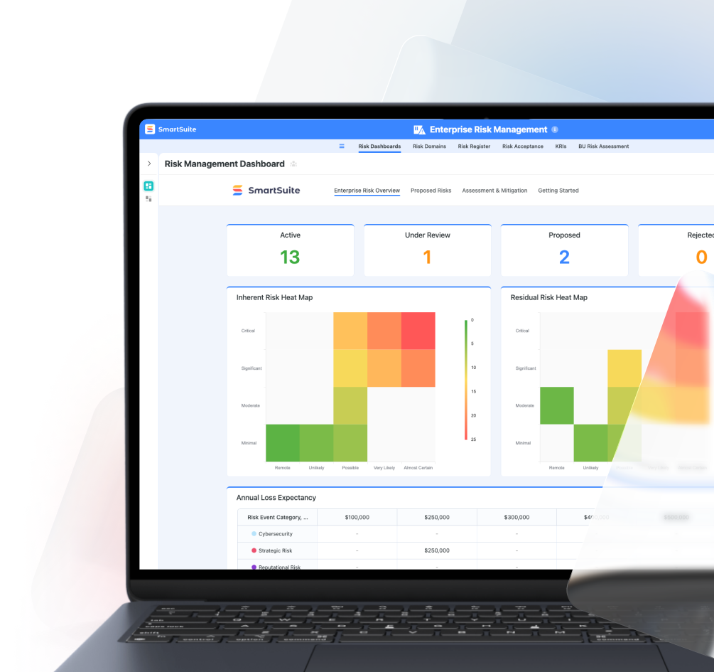 Dashboard in SmartSuite