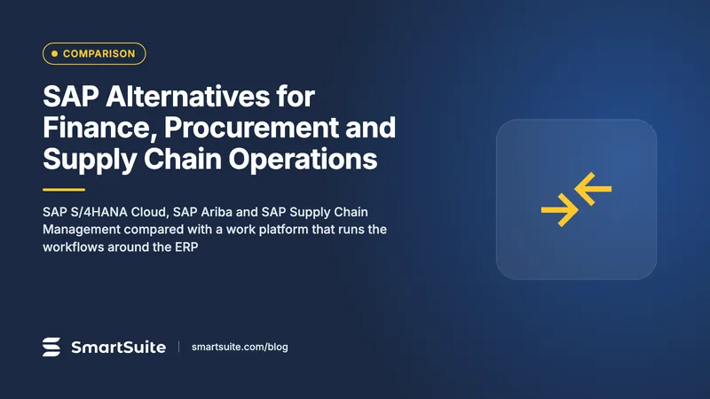 SAP Alternatives for Finance, Procurement and Supply Chain Operations