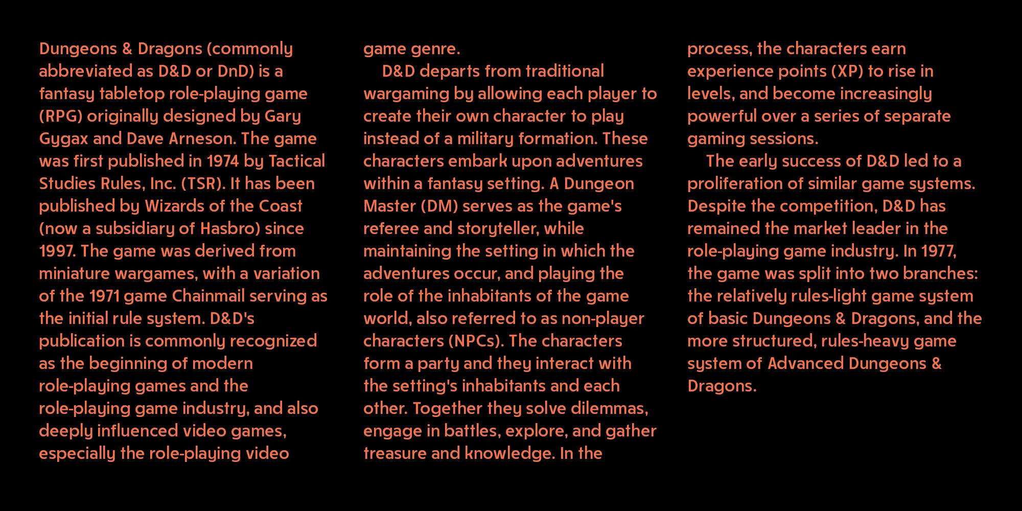 Body text set in Pudsey font