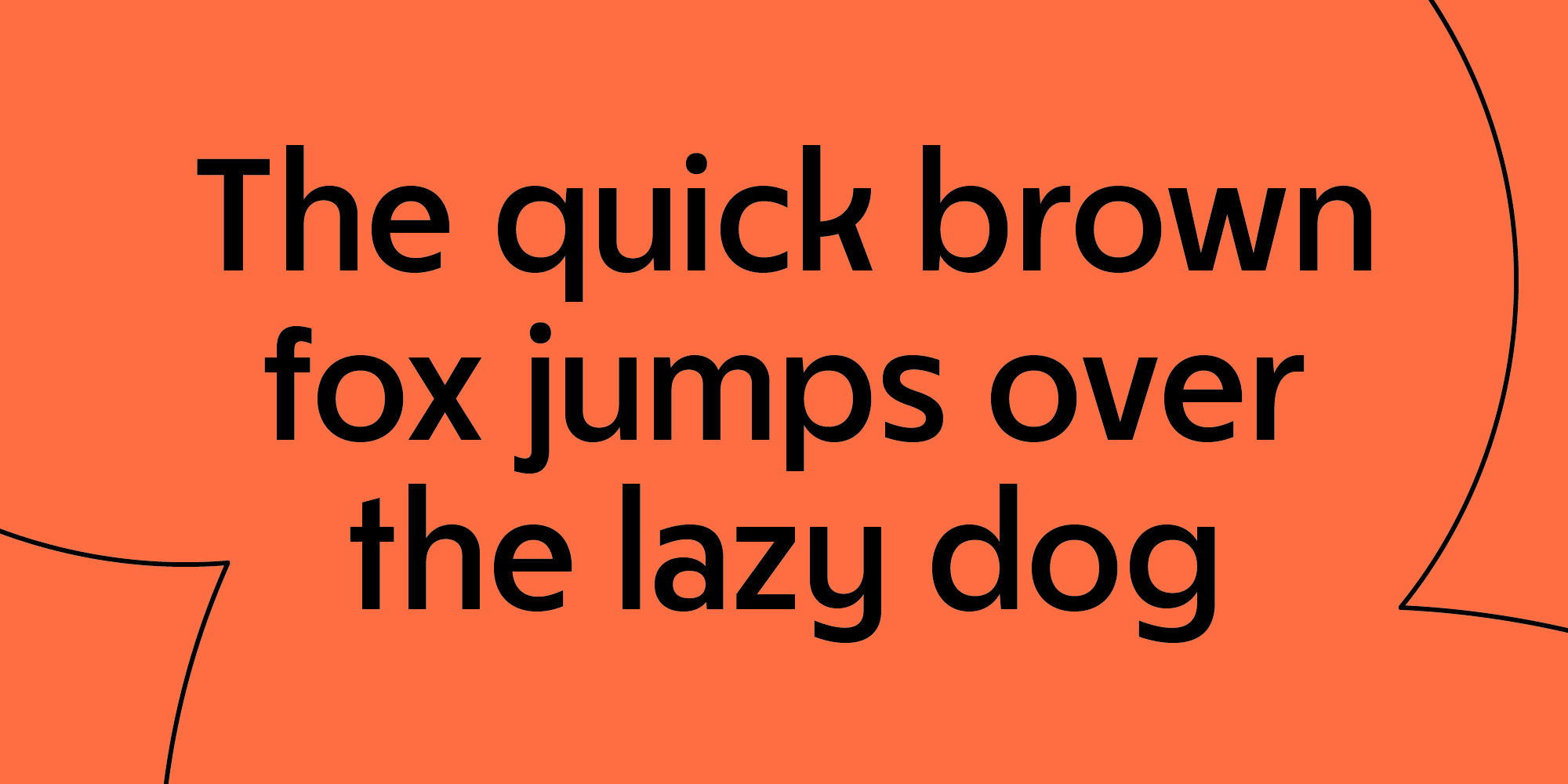 The quick brown fox jumps over the lazy dog