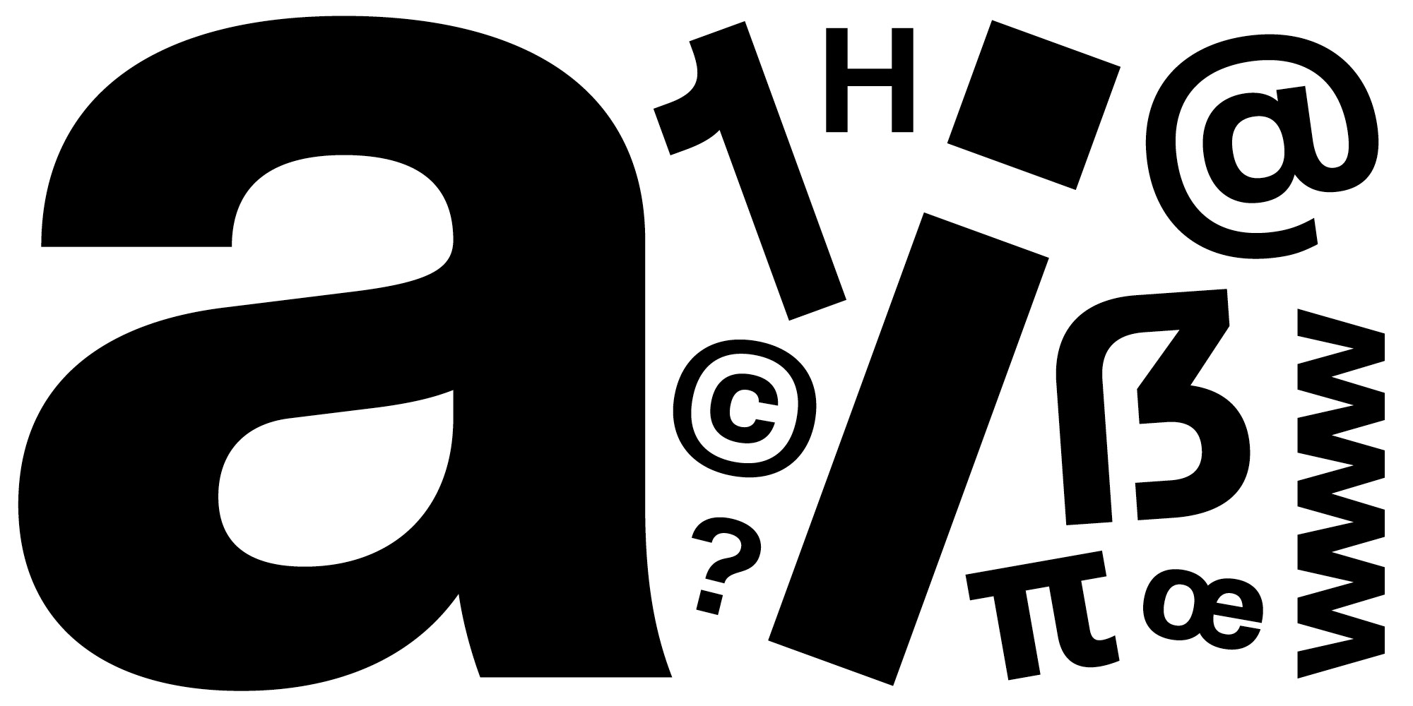 Characters typeset in Skipton Bold