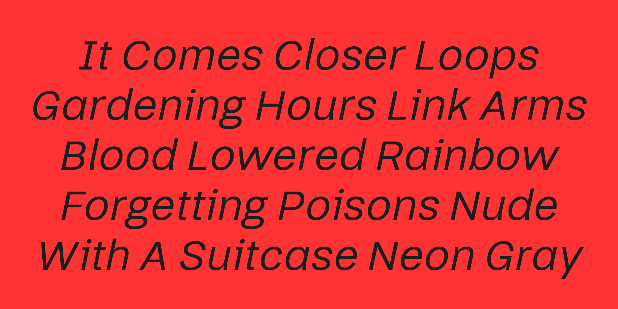 Thorngumbald Italics