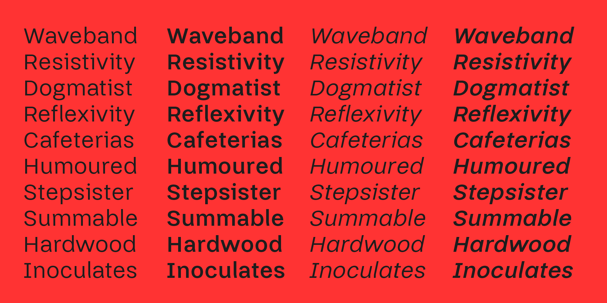 Words set in Thorngumbald font