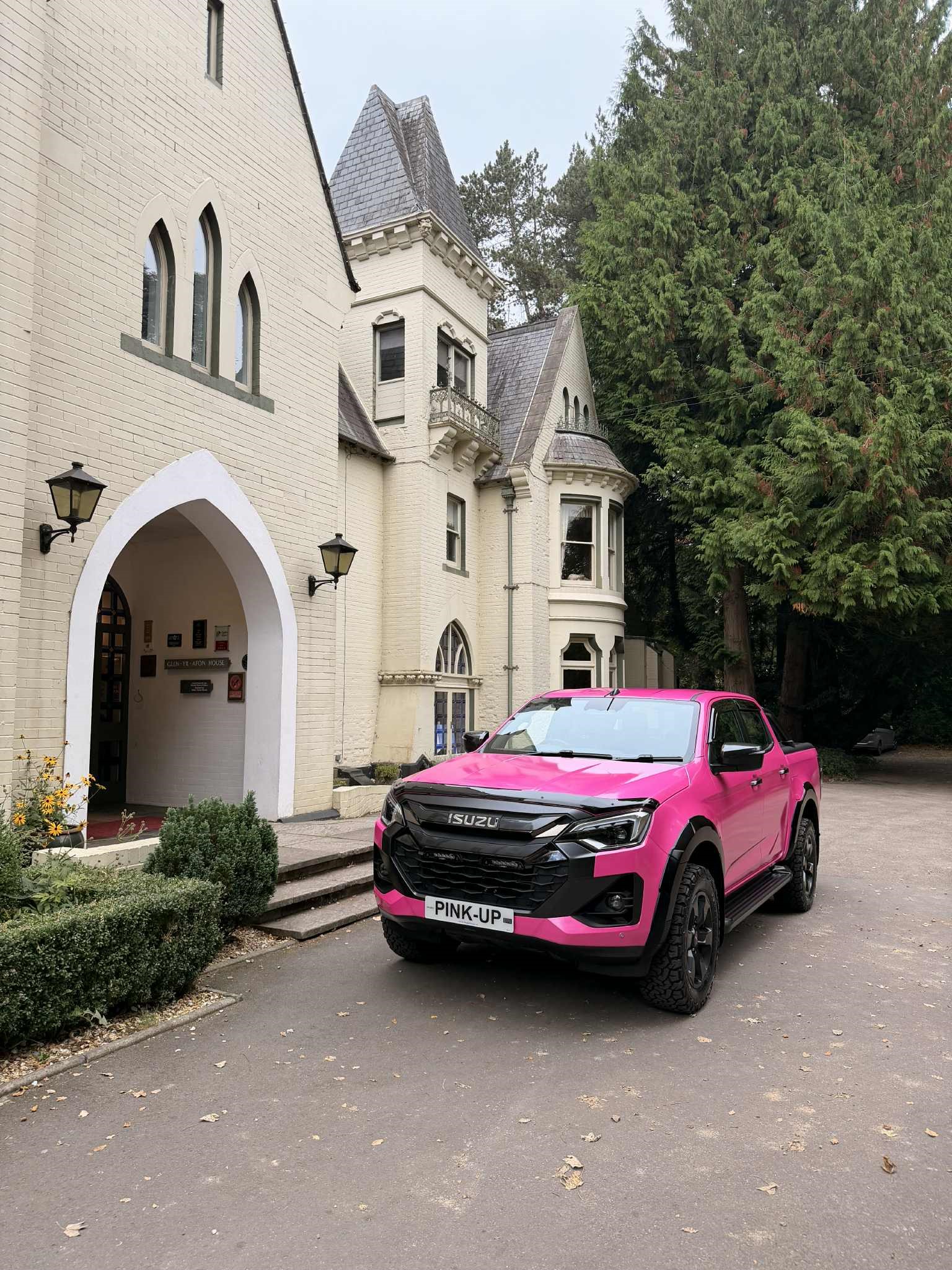 THE PINK-UP TRUCK IN AID OF BREAST CANCER NOW!