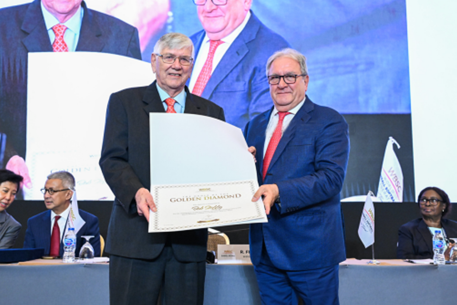 Steffy honored with WSBC Order of the Golden Diamond