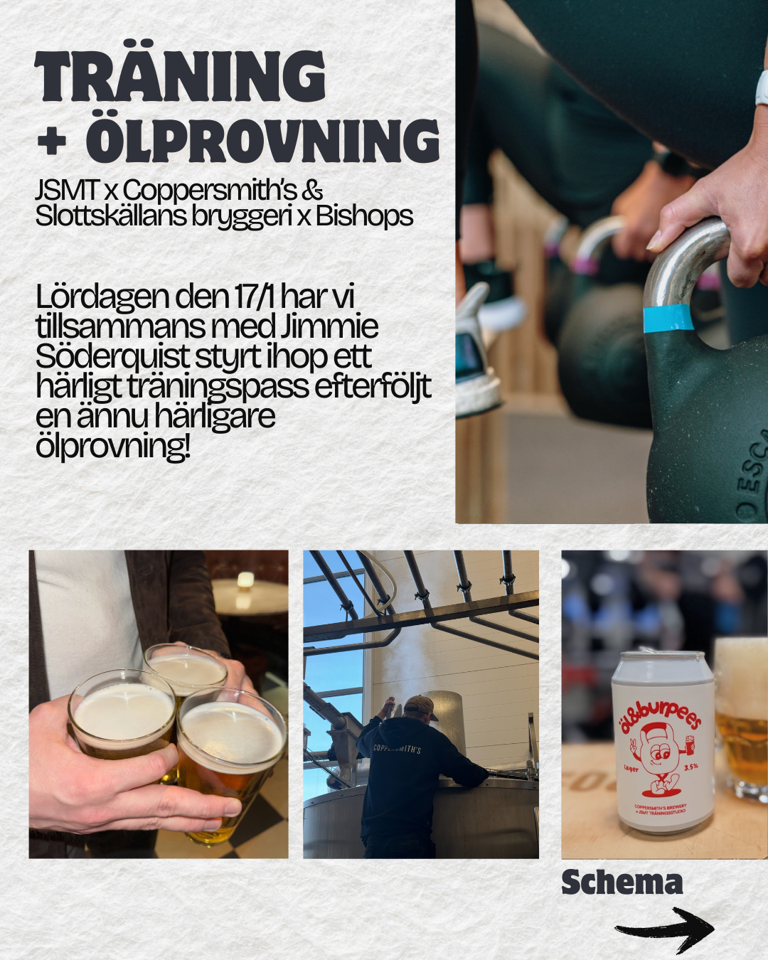 Träning & Ölprovning