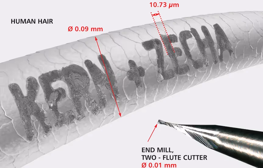 Engraving in the hair