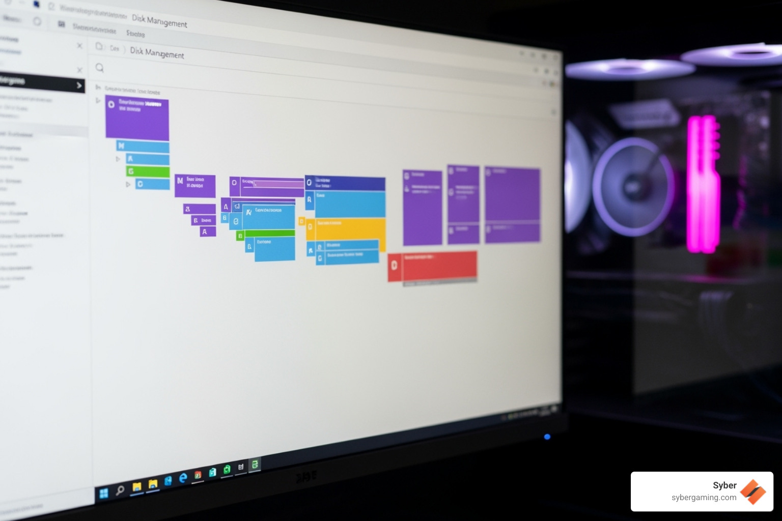 Windows Disk Management to assign a drive letter for your AI-ready gaming PC - best external ssd for gaming reddit