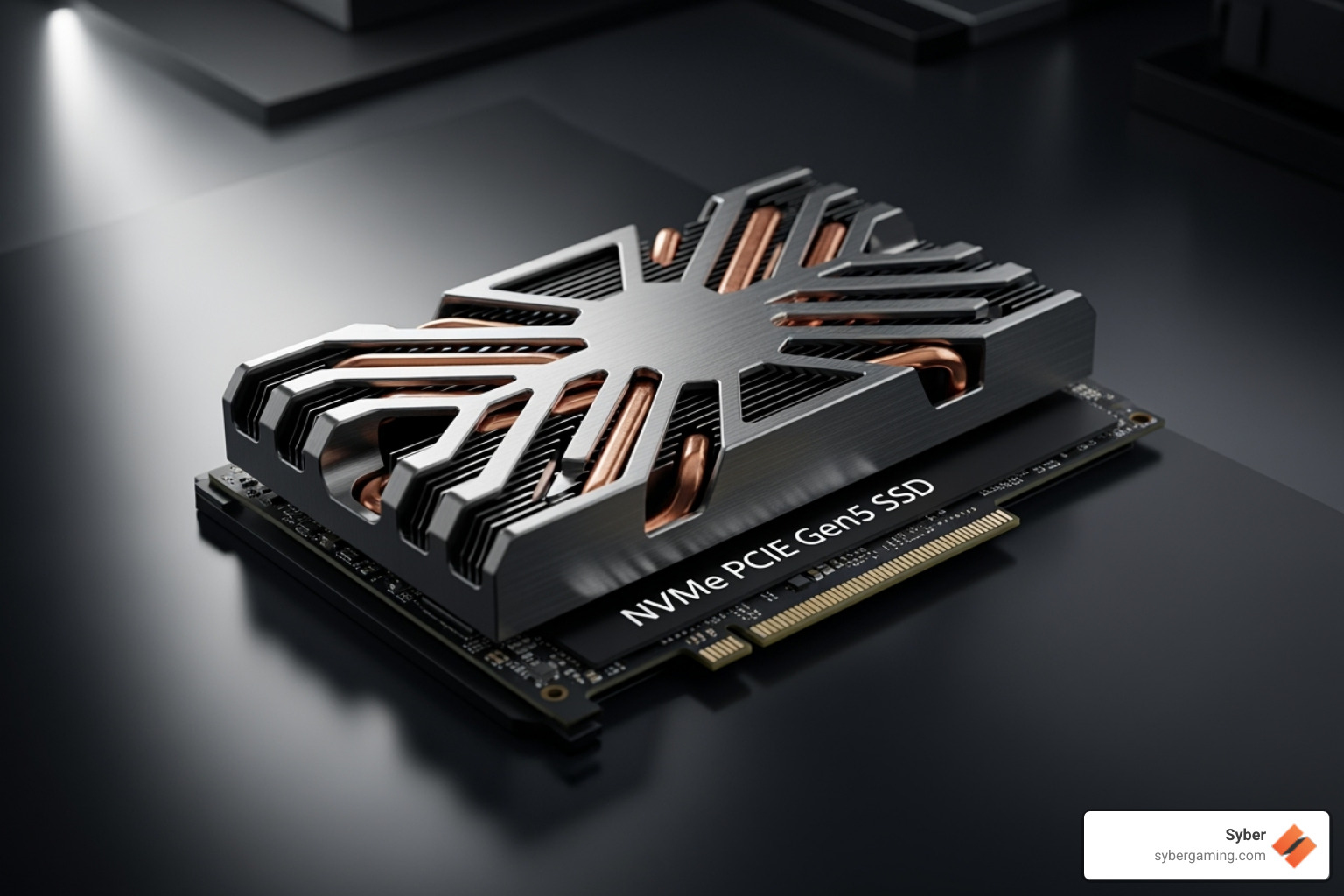 PCIe 5.0 SSD with a large heatsink - best ssd for gaming