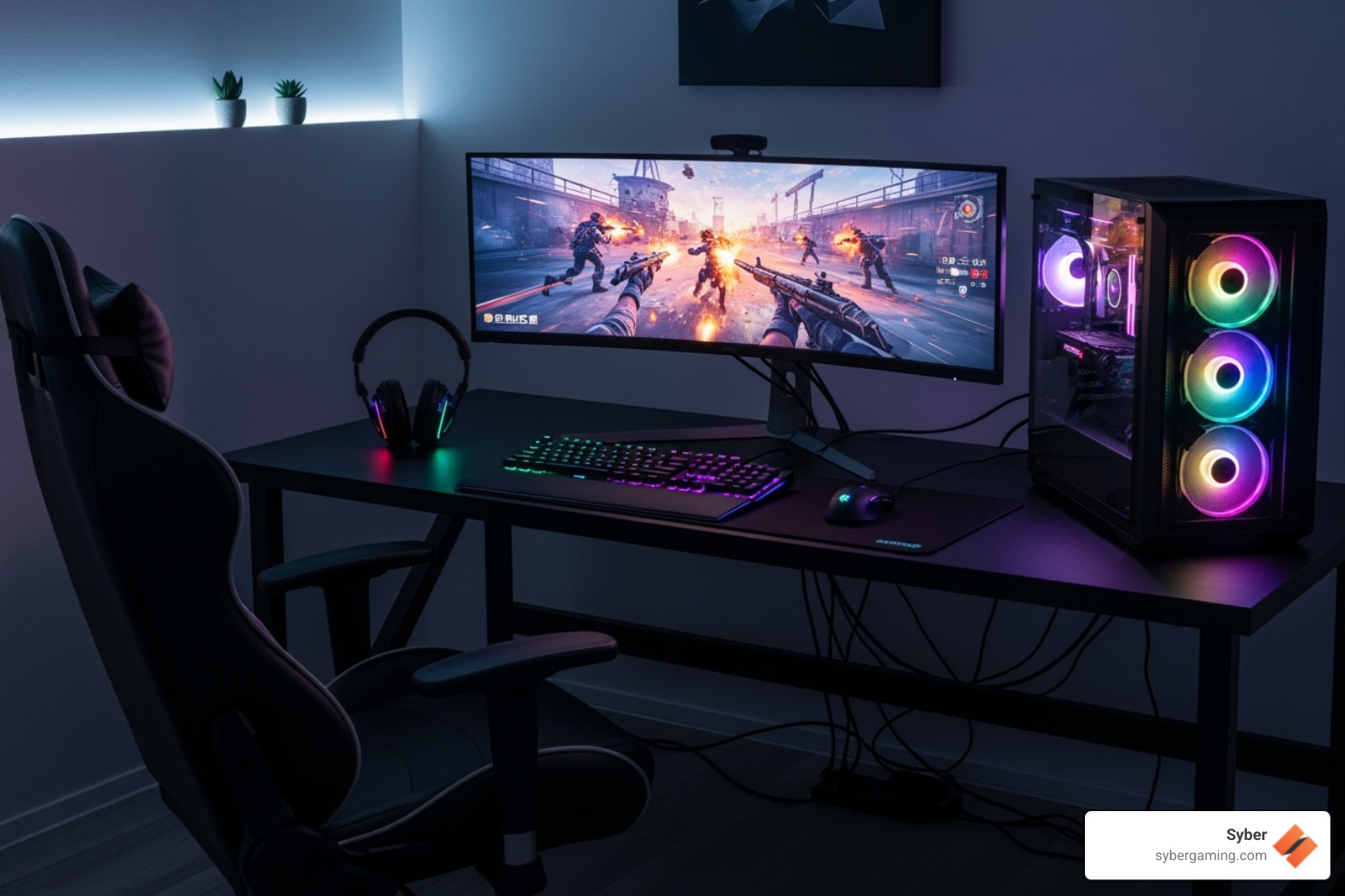 Syber gaming setup - 4090 pc Syber gaming setup - 4090 pc