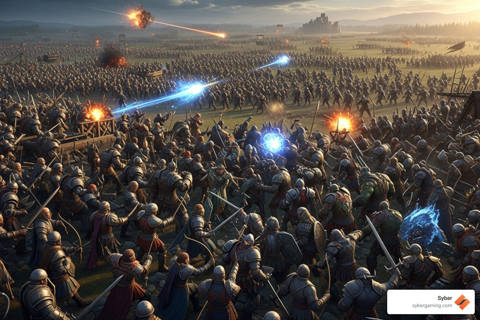 Detailed character models in a large crowd in Ultimate Epic Battle Simulator 2 - ultimate epic battle simulator 2 system requirements