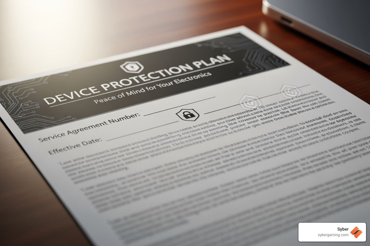 Image of a warranty certificate or service agreement with fine print, emphasizing protection for electronic devices. - gaming pc technical support california Image of a warranty certificate or service agreement with fine print, emphasizing protection for electronic devices. - gaming pc technical support california