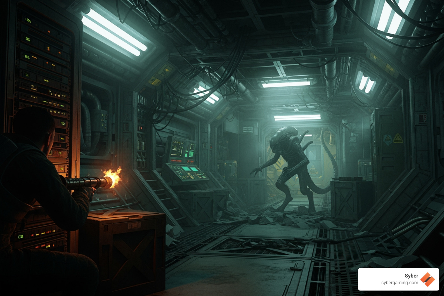 image of the in-game graphics settings menu - alien isolation system requirements