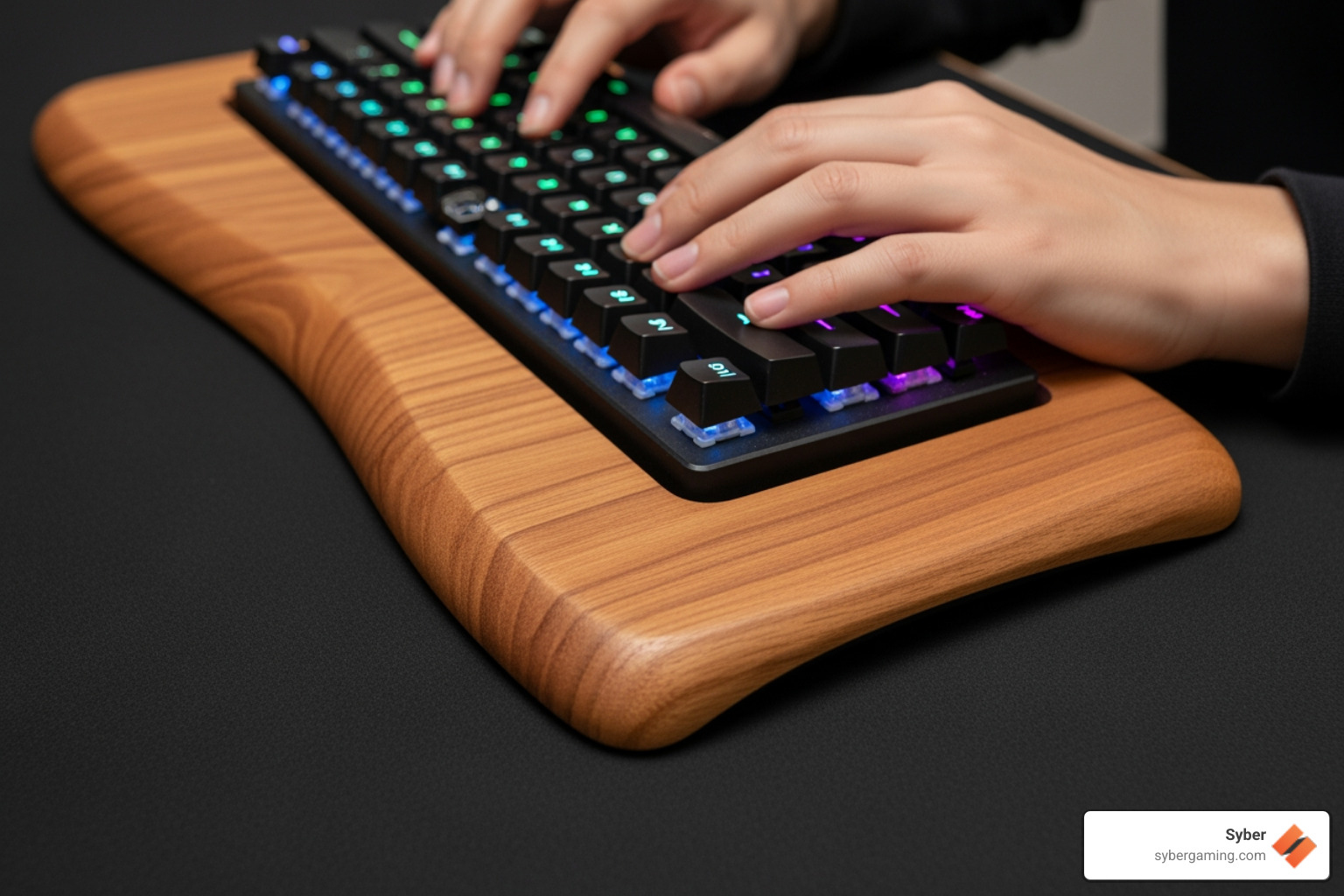 Image of various wrist rests in different materials like memory foam, padded cloth, and gel - Mechanical keyboard wrist rest Image of various wrist rests in different materials like memory foam, padded cloth, and gel - Mechanical keyboard wrist rest