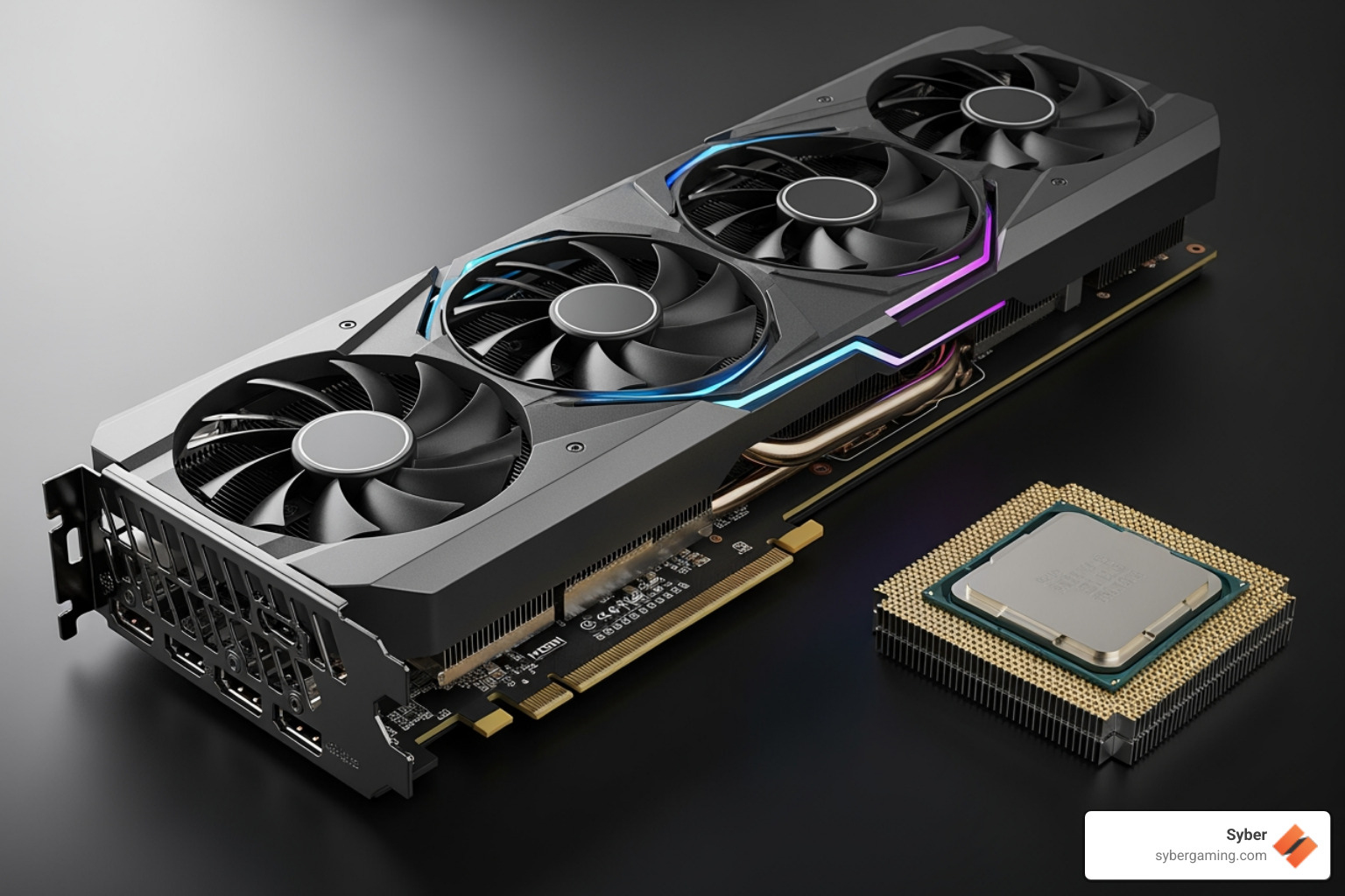 Modern graphics card and CPU side-by-side - best budget gaming pc for minecraft Modern graphics card and CPU side-by-side - best budget gaming pc for minecraft