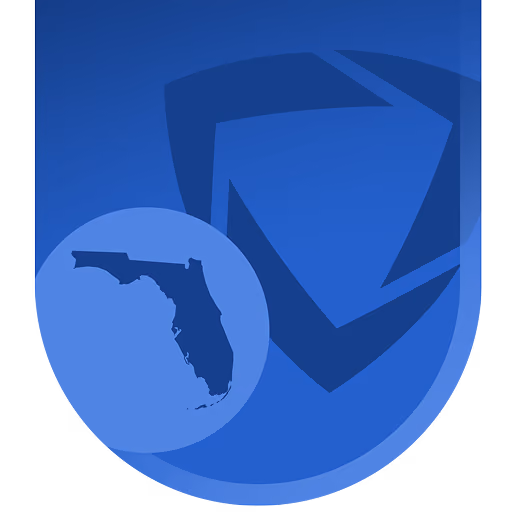 GoGuardian shield emblem with an outline of Florida.
