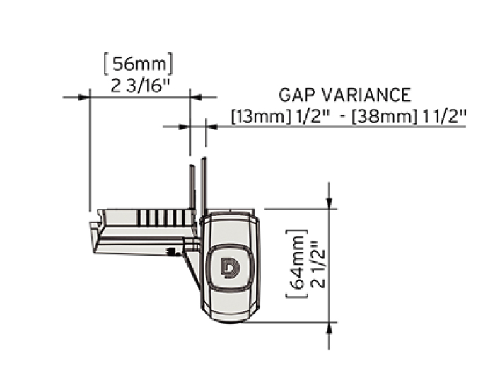 Latch detail diagram