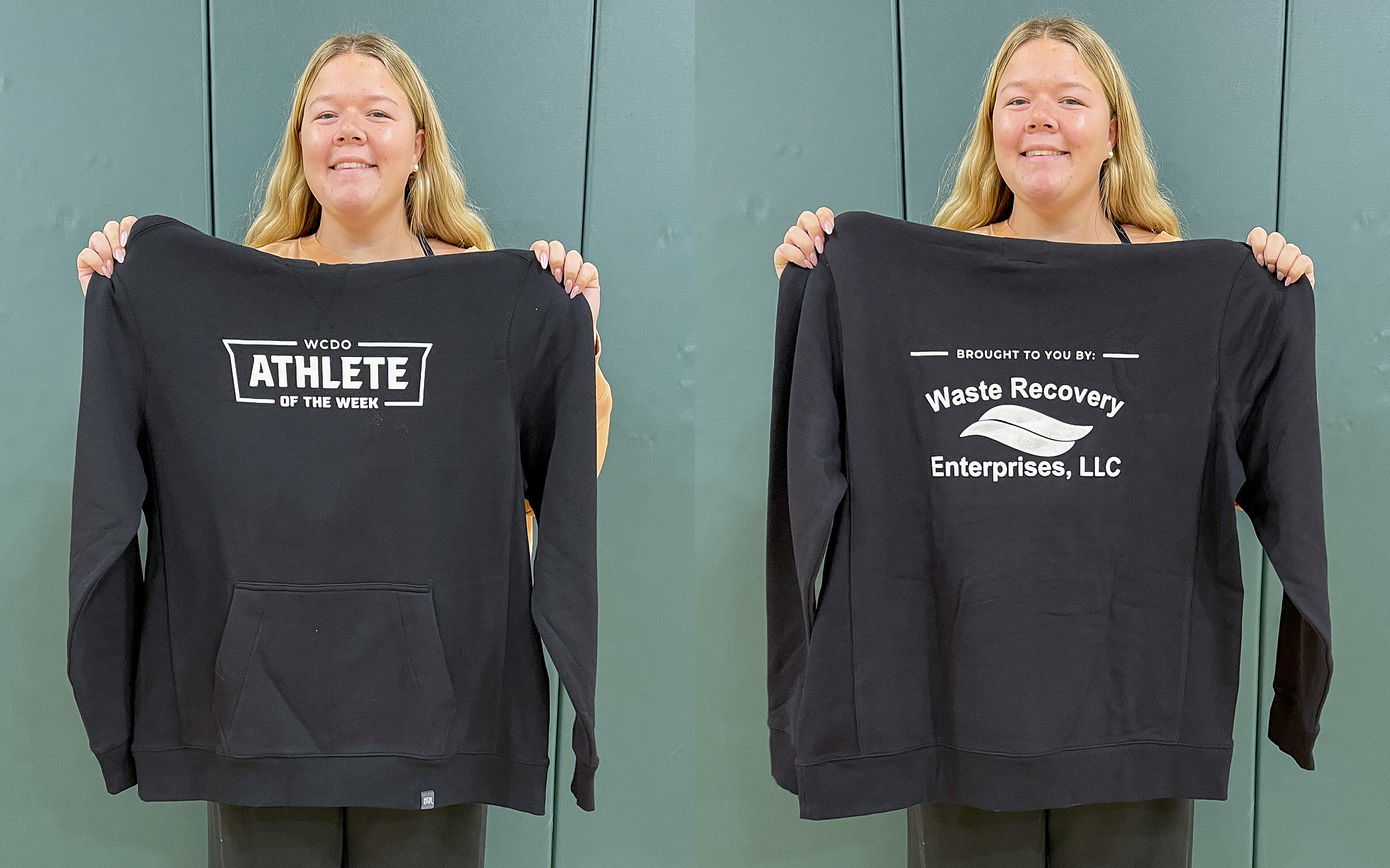 action shot of girl spiking volleyball